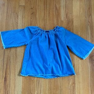 Gap, girls denim shirt, sz M